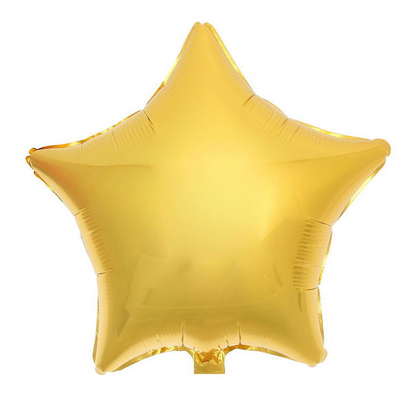 картинка Шар фольгированный 21' Звезда, золото светлое от магазина 2 Жирафа
