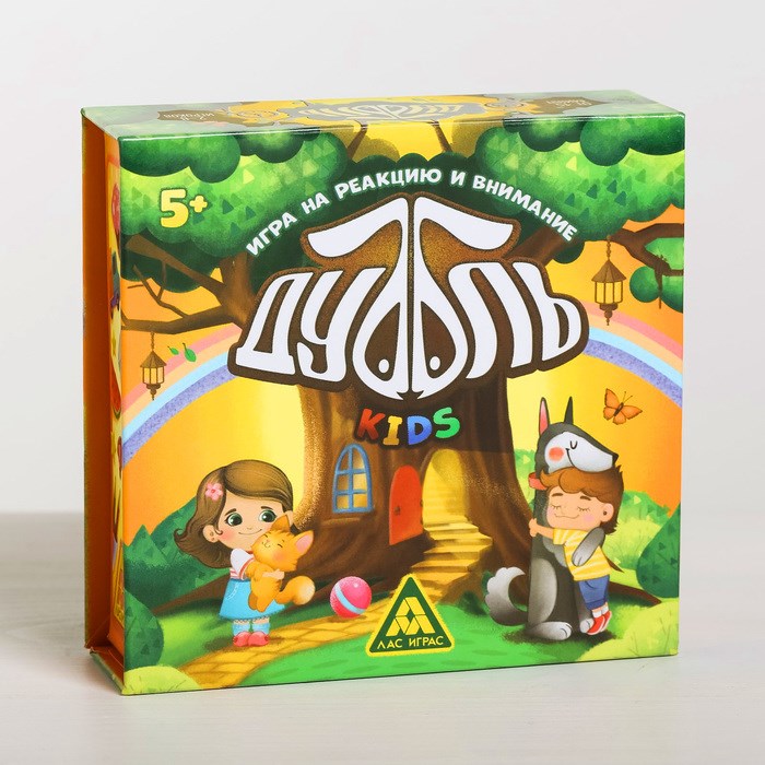 картинка Настольная игра на реакцию и внимание «Дуббль. Kids», 55 карт от магазина 2 Жирафа