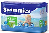 Swimmies XS Детские трусики для плавания 4-9 кг 13 шт