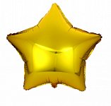 Шар фольгированный 18' Звезда, золотой