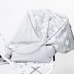 Москитная сетка на коляску, 80х100, цвет белый