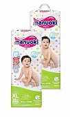  Manuoki (Мануоки) Подгузники-трусики XL 12+ кг (2 упаковки по 38 шт)