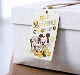 Шильдик на подарок "Мамино счастье": Микки Маус, 5x9 см, 1 шт.